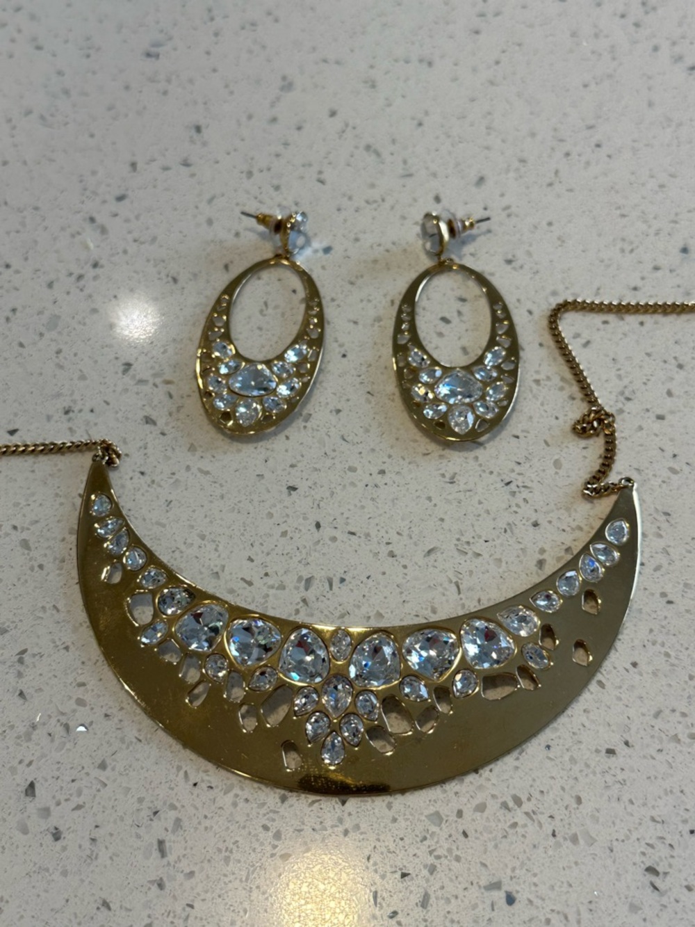 Swarovski Necklace & Earrings Set
